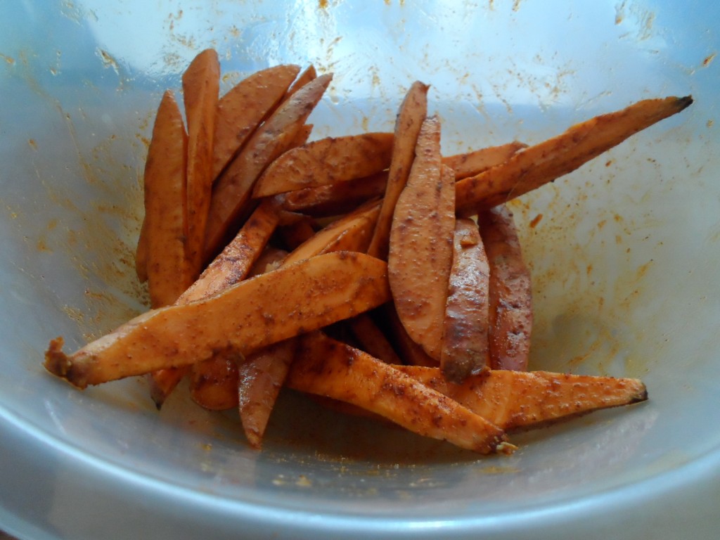 mixed spice sweet potatoes