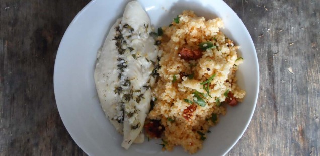 Baked Basa Fillets with garlic & thyme 
