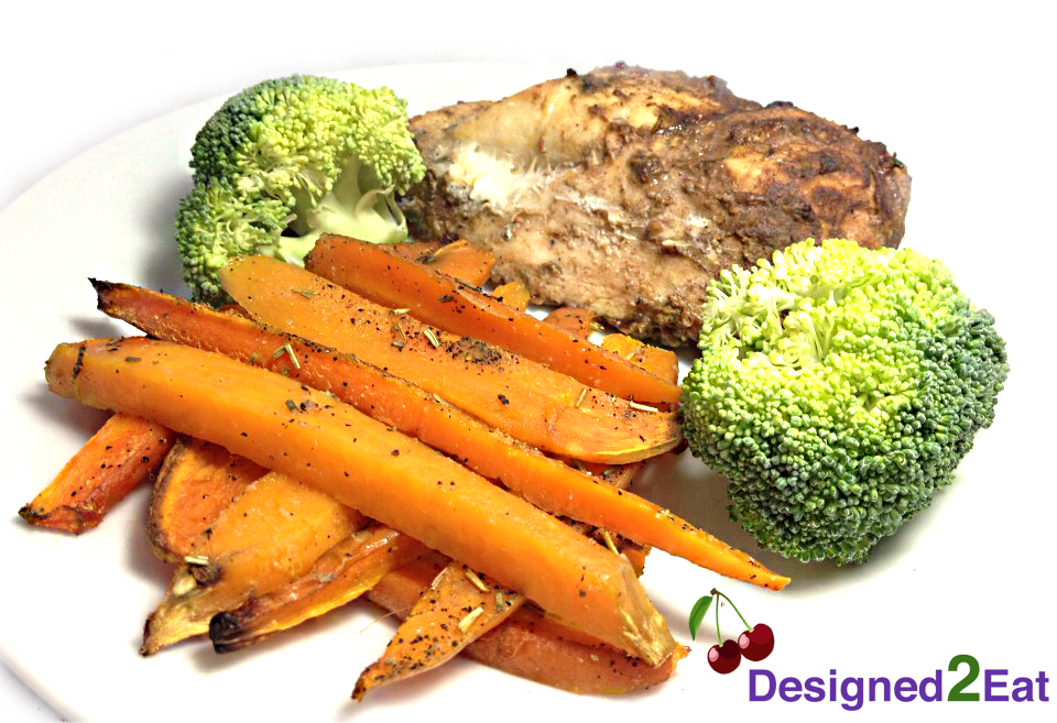 Jerk Chicken and Chips
