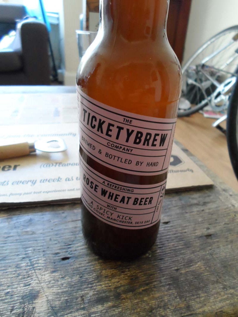 Ticketybrew Rose Wheat Beer | Flavourly Voucher Code At Bottom of post!